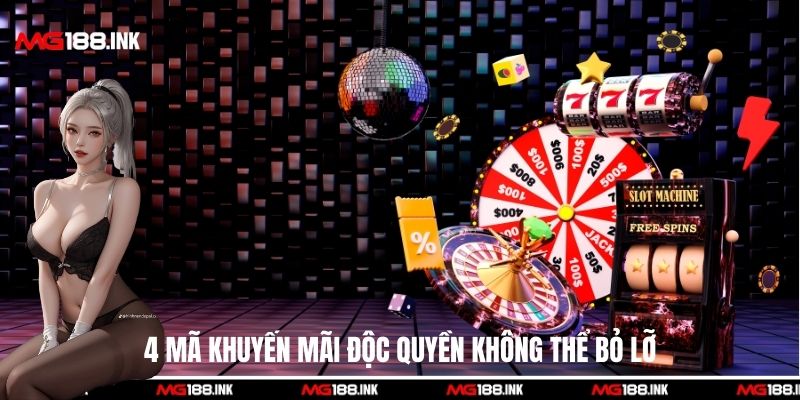 4 mã khuyến mãi độc quyền không thể bỏ lỡ