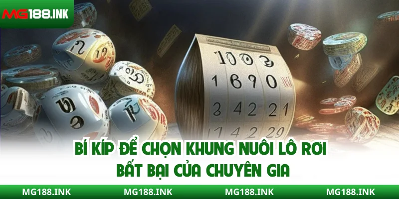 Bí kíp để chọn khung nuôi lô rơi bất bại của chuyên gia