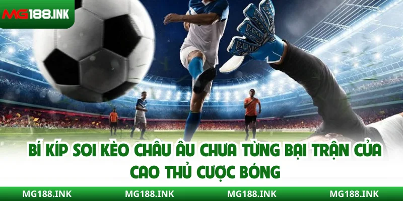 Bí kíp soi kèo Châu Âu chưa từng bại trận của cao thủ cược bóng