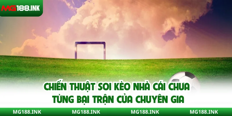 Chiến thuật soi kèo nhà cái chưa từng bại trận của chuyên gia